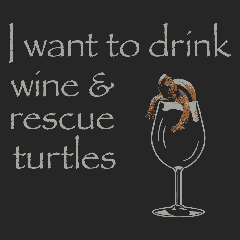 American Tortoise Rescue - Join "Squish" in Toasting Turtles and Tortoises! shirt design - zoomed