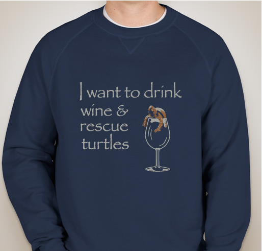 American Tortoise Rescue - Join "Squish" in Toasting Turtles and Tortoises! Fundraiser - unisex shirt design - front