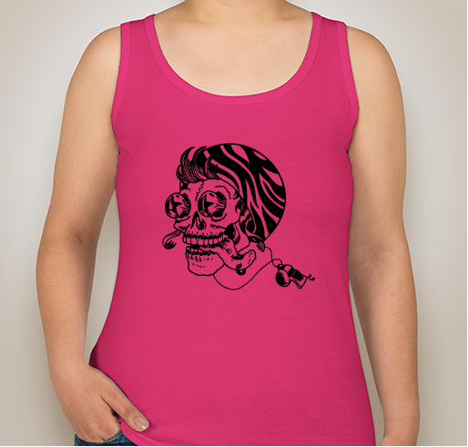 Jam Ref Skull Fundraiser - unisex shirt design - front