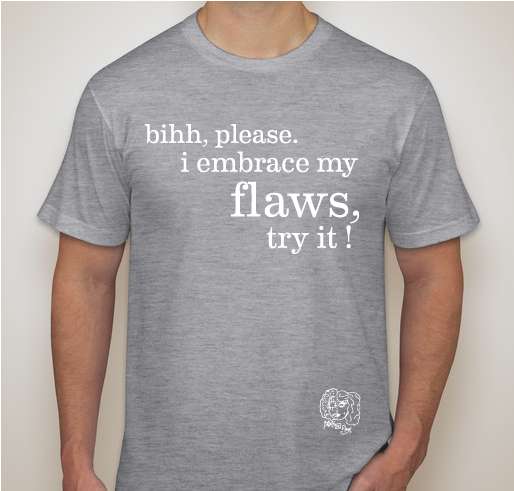 Built by Flaws Fundraiser - unisex shirt design - front
