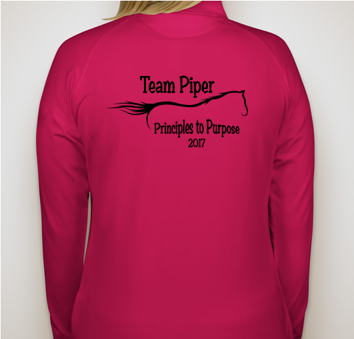 Team Piper 2017 Fundraiser - unisex shirt design - back