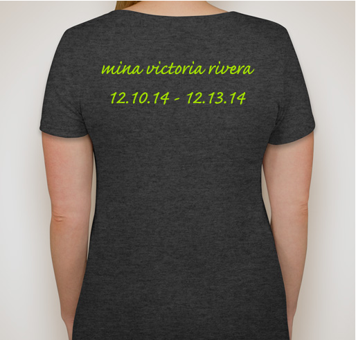 Missing Mina Fundraiser - unisex shirt design - back