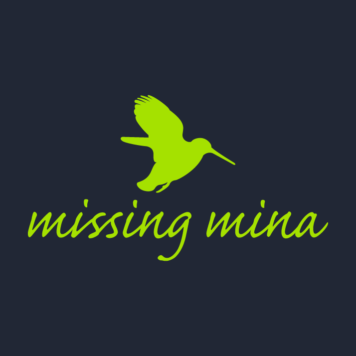 Missing Mina shirt design - zoomed