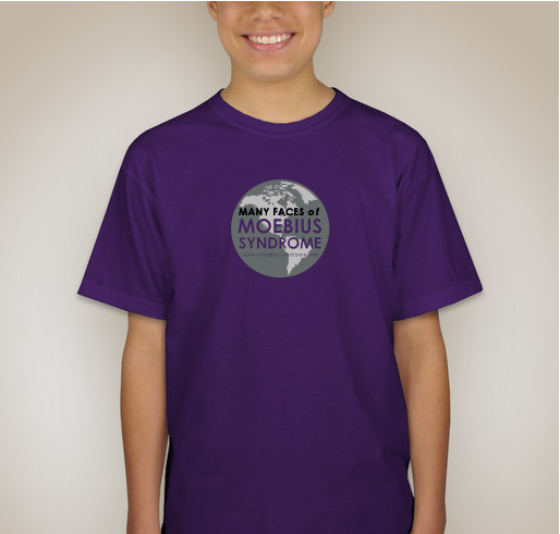 Many Faces of Moebius Syndrome Shirts! Fundraiser - unisex shirt design - back