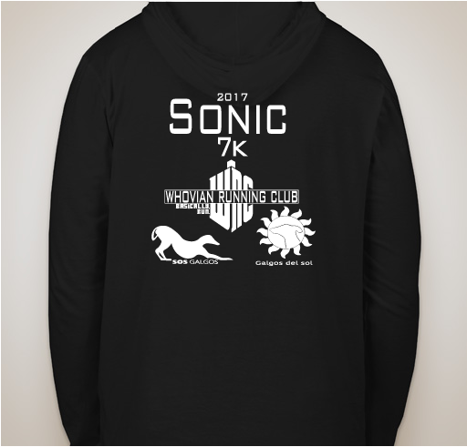 The Sonic 7K! Fundraiser - unisex shirt design - back