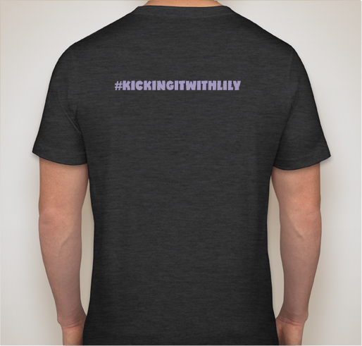 Kicking It With Lily Fundraiser - unisex shirt design - back