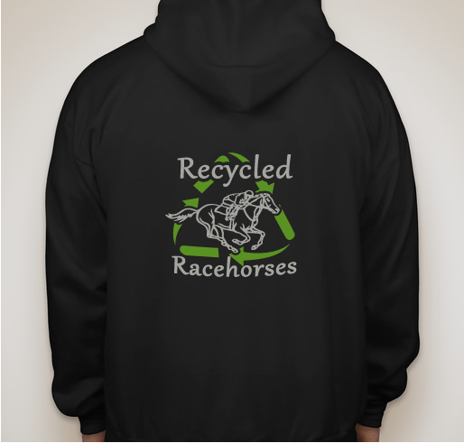 Recycled Racehorses ~ 2017 Hoodie ~ Fundraiser - unisex shirt design - back