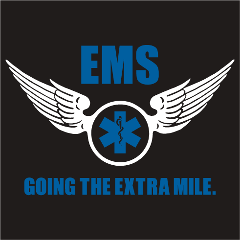 The 2017 Spring EMS Provider T-Shirt is Now Available through 3/20/17. shirt design - zoomed