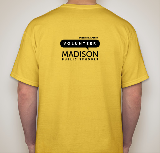 Madison, Help Us "Paint the Town Yellow" all Year Long! Fundraiser - unisex shirt design - back