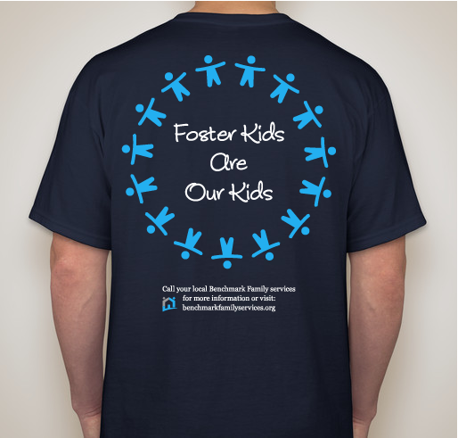 Foster Care Awareness Month Fundraiser - unisex shirt design - back