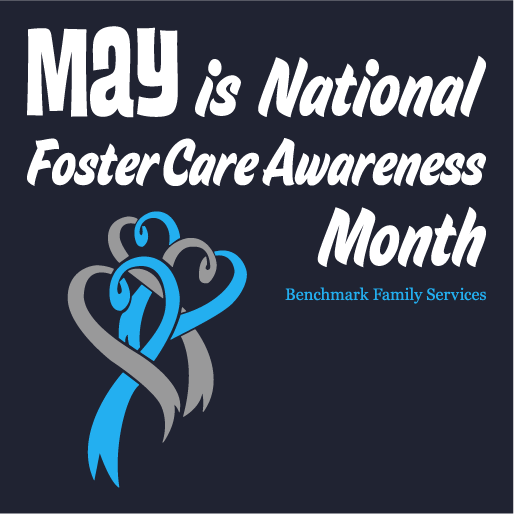 Foster Care Awareness Month shirt design - zoomed