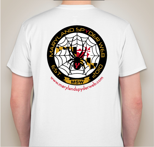 Maryland Spyder Web 2017 Apparel Campaign Fundraiser - unisex shirt design - back