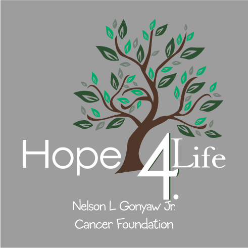 The Nelson L. Gonyaw Jr. Cancer Foundation Promotional Fundraising Launch shirt design - zoomed