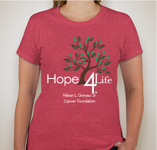 The Nelson L. Gonyaw Jr. Cancer Foundation Promotional Fundraising Launch Fundraiser - unisex shirt design - front