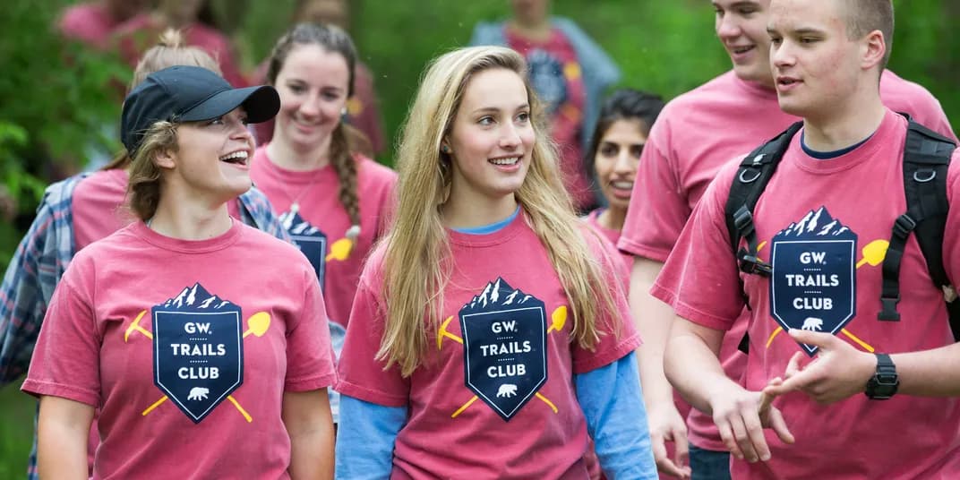 college hiking club