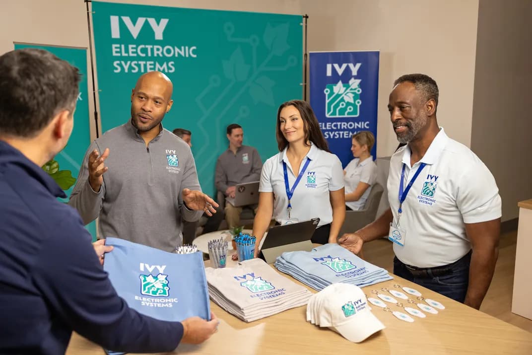 marketing a new brand at a trade show