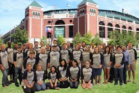 employee recognition group shot