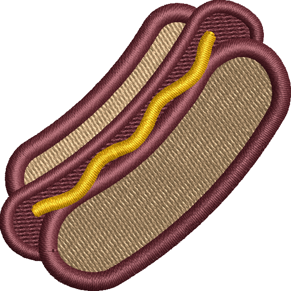 Example of satin stitch