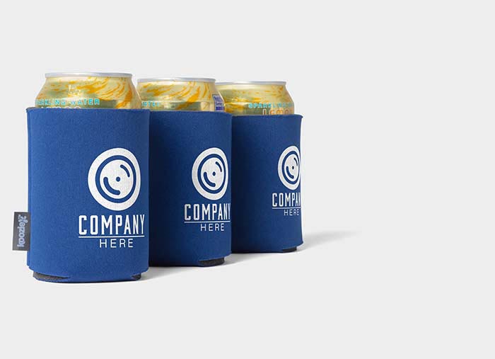 Add your design to custom Koozies and can holders.