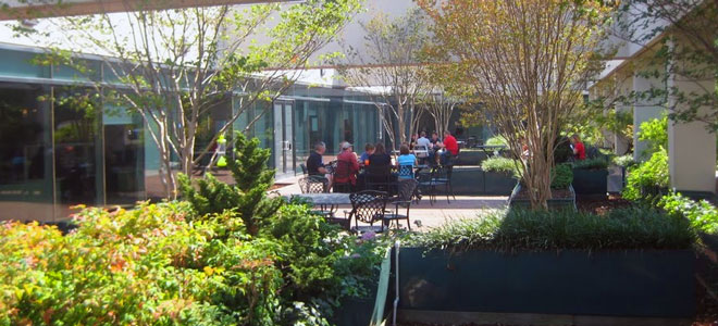 CustomInk Office Courtyard