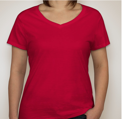 Hanes Ladies Nano V-Neck T-Shirt