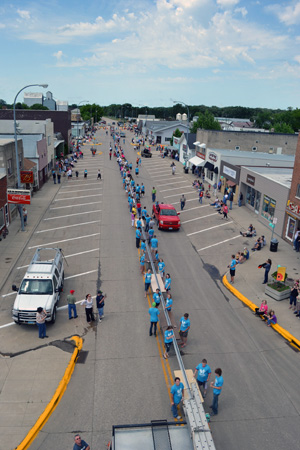 670 feet of ice cream