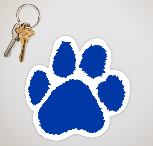 Paw Print Car Magnet