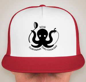 customink chili cookoff hat design