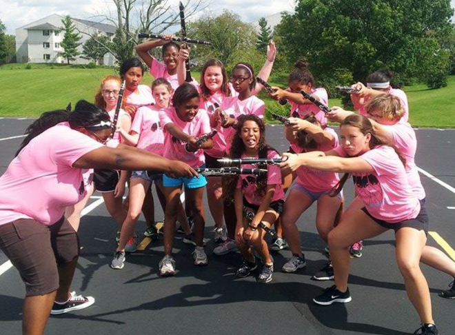 Clarinet section custom t-shirt sayings for band programs