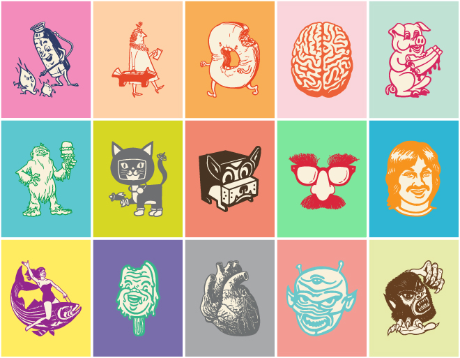 weird artwork for t-shirt designs