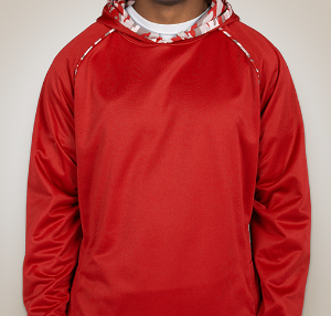 Augusta Camo Colorblock Performance Hooded Sweatshirt