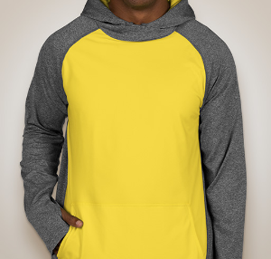 Augusta Colorblock Performance Hooded Sweatshirt
