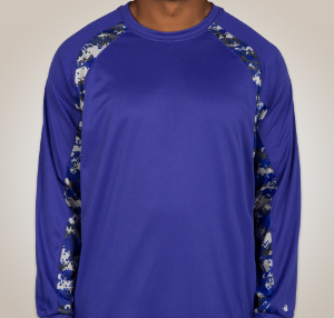 Badger Digital Camo Long Sleeve Performance Shirt