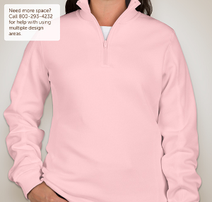 Sport-Tek Ladies 1:4 Zip Sweatshirt