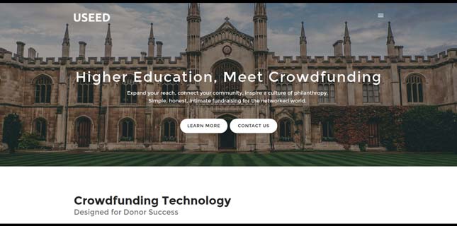 Check out USEED's website to learn more information about their crowdfunding services.