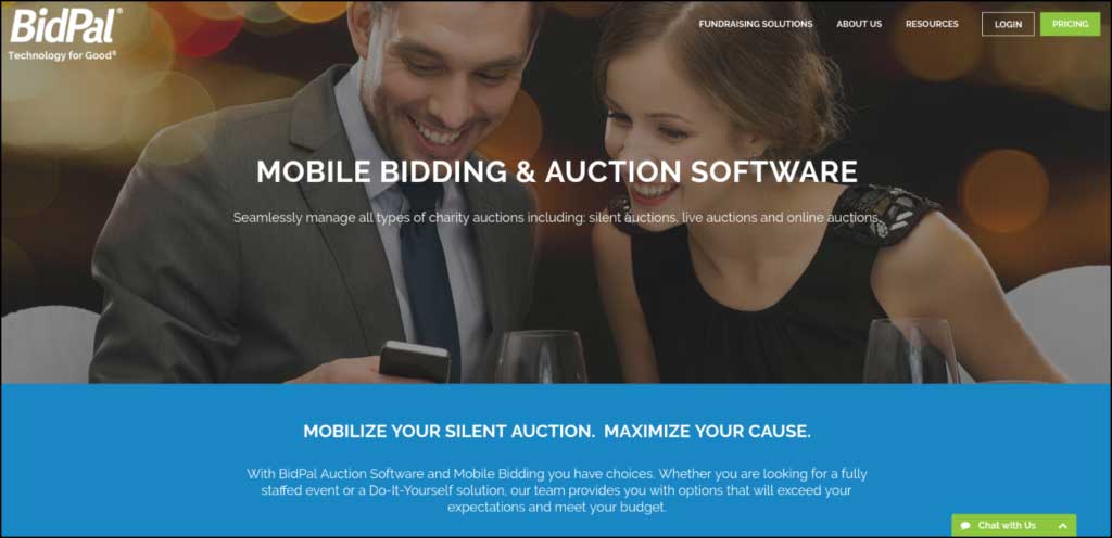 Accept mobile donations with BidPal