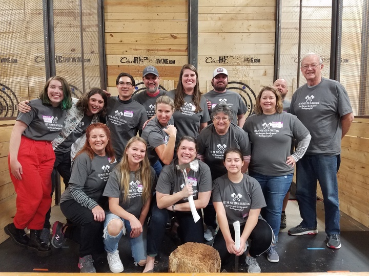 axe throwing team