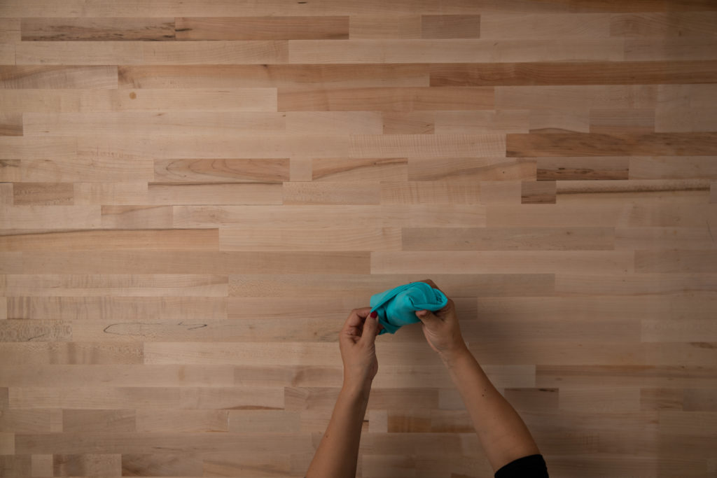 a shirt's hem is tucked over