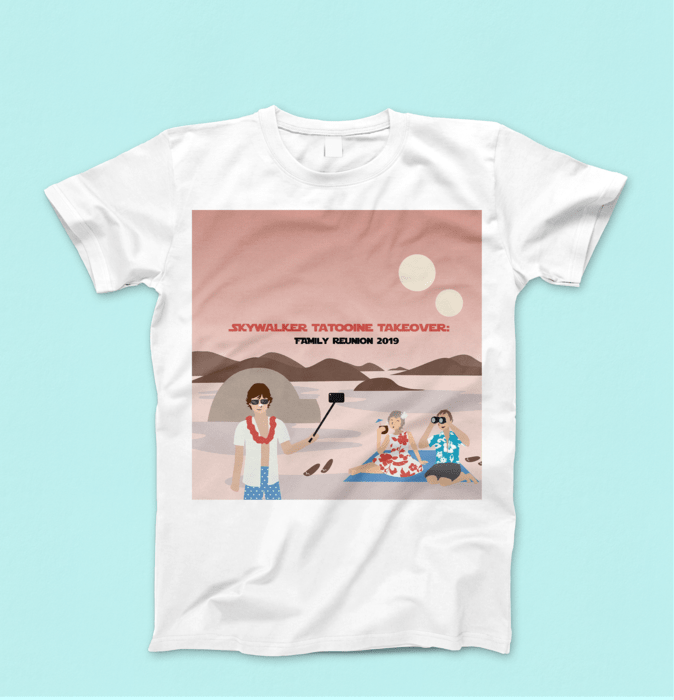 Skywalker Family Reunion Custom T-Shirt Fan Art