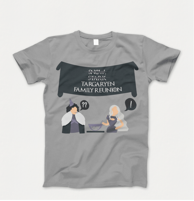 Targaryen Family Reunion Custom T-Shirt Fan Art