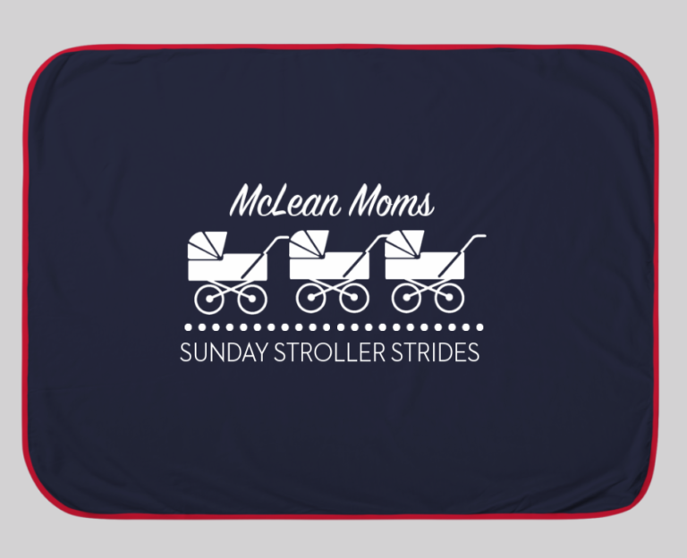 McLean Moms personalized baby blanket design template