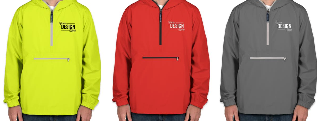 charles river custom jacket in three colors