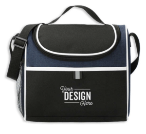 The Break Time Lunch Cooler will look great with your custom logo at the forefront and lots of snacks inside.