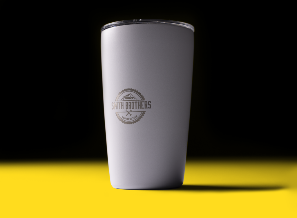 laser engraved tumbler