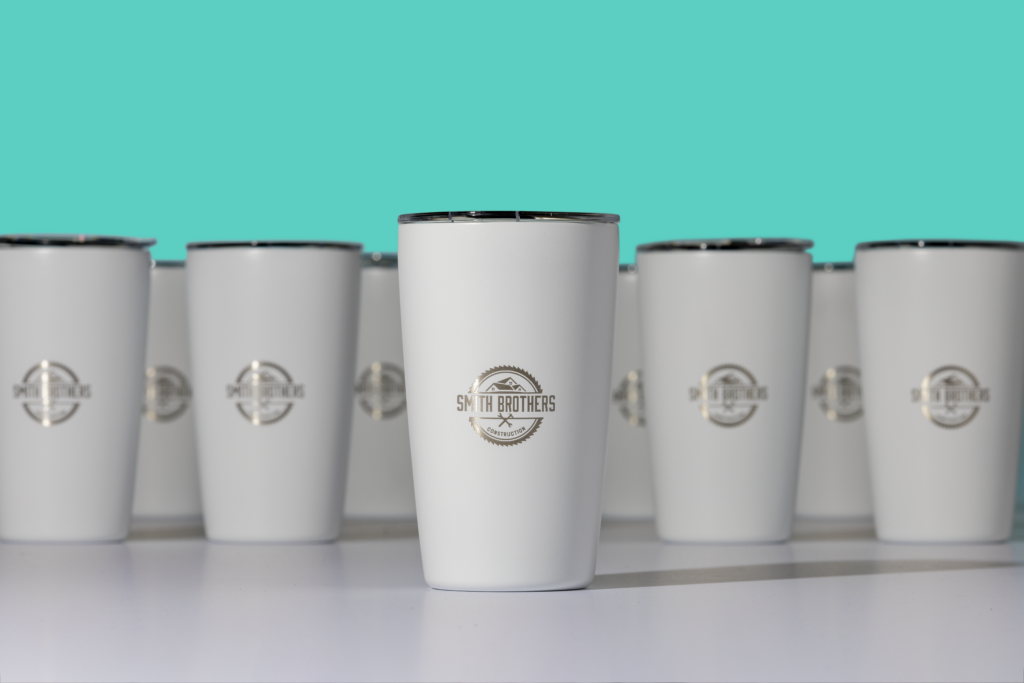 custom tumbler display