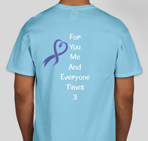 Clata's Cure for all Cancers Fundraiser - unisex shirt design - small - back