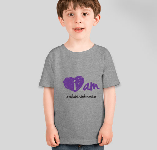 2014 Pediatric Stroke Awareness "I am" Shirt from CHASA Fundraiser - ladies shirt design - front