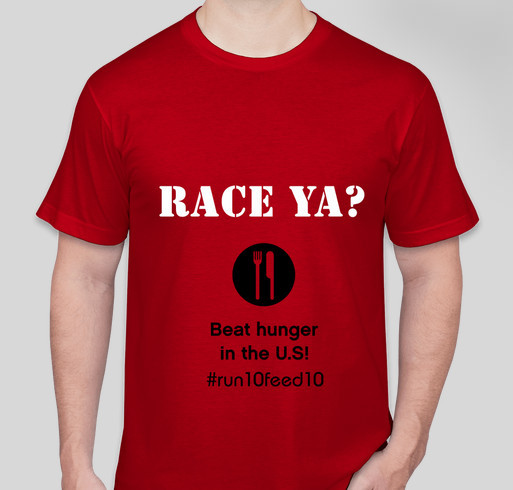 Lauren's #Run10Feed10 Fundraiser to Fight Hunger-Women's Health Take Action Fundraiser - unisex shirt design - front