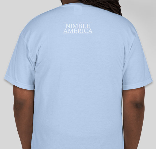 Nimble America Launch Fundraiser - unisex shirt design - back