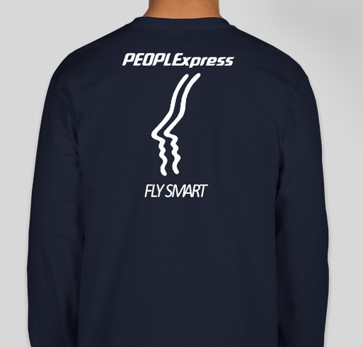 People Express Airlines Alumni Reunion Fundraiser - unisex shirt design - back